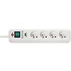 Multiprise Eco-Line de courant avec interrupteur et parasurtenseur 13500A - 1,4m H05VV-F 3G1,5 image 0