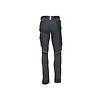 Pantalon de travail en tissu Femme WORLD - Gris/Fuchsia image 2