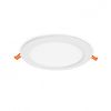 Plafonnier rond Alu blanc encastrable SLIMY ECO image 0