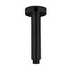 Bras de douche plafonnier lg 10 cm PVD noir mat  image 0