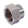 Mamelon laiton MF chromé 6 pans JT plat image 1