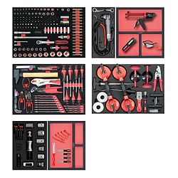Composition d'outils pour servante spéciale Vitrage, 232 pièces image
