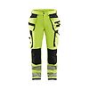 Pantalon de travail haute visibilité artisan stretch 4D 1997 - Jaune fluo/Noir image 0