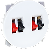 Prise double haut-parleur - COMETE image 0
