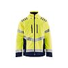 Veste de travail doublée haute visibilité 4780 - Jaune fluo/Marine image 0