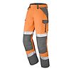 PANTALON ESCORIAL ORANGE FLUO/GRIS CHARCOAL image 4