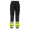 Jogging PW3 Haute-Visibilité Flexi classe 1 Noir/Jaune image 0