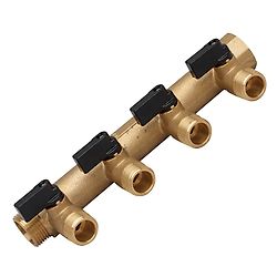 Collecteur modulaire sanitaire Male Femelle 20x27 avec vannes image