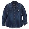 Chemise de travail en jean manches longues Femme SHIRT ZION - Bleu Denim image 0