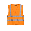 Lot de 10 - Gilet à bandes réfléchissantes HODER - Orange Fluo image 0