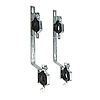 SUPPORT DOUBLE POUR COLLECTEUR COMPOSABLE 1" ET 1"1/4 image 0
