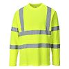 T-Shirt Hi-Vis manches longues Jaune image 0