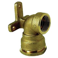 Raccord laiton à serrage extérieur applique murale 4MS DN20-1/2'' - Série 819 image