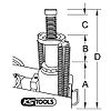 Crics hydropneumatiques courts image 8