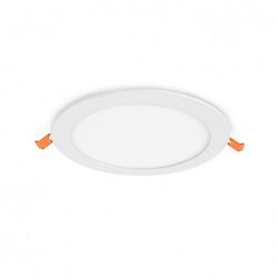 Plafonnier rond Alu blanc encastrable SLIMY ECO image