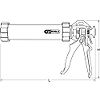 Pistolet à silicone - pour cartouches 310 ml et poches image 3