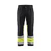 Pantalon de travail haute visibilité stretch 1551 - Noir/Jaune fluo image 0
