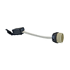 Douille céramique GU10 230V + connecteur à vis + câble 175mm IP20 image 0