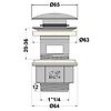 Vidage lavabo clic-clac 2 fonctions image 1