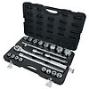 Coffret de douilles 6 pans métriques et accessoires 3/4'', 21 pièces image 2