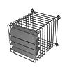 Grille de protection Ø 125mm pour terminaux horizontaux gaz ou fioul image 1