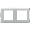 Plaque de finition 2 postes - Entraxe 71mm - Blanche - ESPRIT image 4