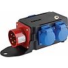 ADAPTATEUR MIXO 230V/400V ENTREE SOCLE DE CONNECTEUR 3PNT/16A/400V - IP45 image 0