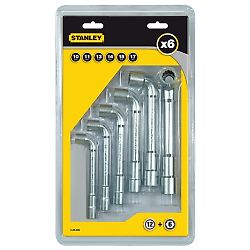 Kit de 6 pcs - Clé pipe débouchée 6 x 12 pans image