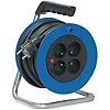 Enrouleur de câble Standard Baby S avec USB - Bleu/Noir image 0