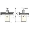 Porte savon pousse mousse Plaza image 1