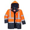 Parka HV Bizflame Rain Multi-risques Orange/Marine image 0