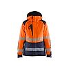Veste hiver haute visibilité femme 4456 - Orange/Marine image 0