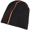 Bonnet de travail en polaire fine OXFORD - Noir/Orange image 0