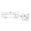 Mitigeur thermostatique douche Dali - chrome image 1