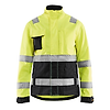 Veste de travail haute visibilité femme 4903 - Jaune fluo/Noir image 0