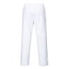 Pantalon taille elastiquée blanc image 1
