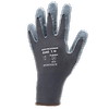 Lot de 10 paires de gants Manutention polyam gris - paume Nitrile gris mousse image 7