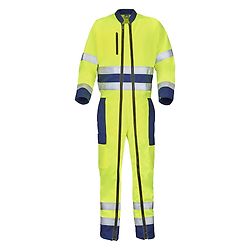 JAUNE FLUO/BLEU MARINE XS - FR(36-38) image