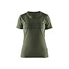 T-shirt de travail édition limitée femme feMyanMare - Vert Automne image 0