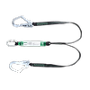 Longe double à absorbeur sangle avec 2 connecteurs acier ouverture 50mm LAURUS - EN355 image 1