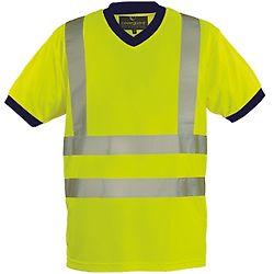 T-shirt manches courtes de travail YARD - Jaune Fluo image