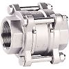 Clapet de non retour à disque inox 3 pièces Femelle NPT PN63 - Série 384 image 0