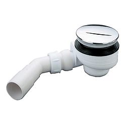 Bonde de douche Turboflow grand débit sortie horizontale articulée image