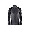 Haut de sous-vêtements col zippé WARM 4899 - Grey/Black image 0