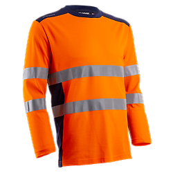 T-shirt de travail manches longues haute visibilité RIKKA - Orange Fluo image