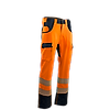 Pantalon de travail AUTHENTIC HV EMETTEUR - MARINE/ORANGE FLUO image 0