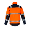 Veste de travail AUTHENTIC HV AMPOULE - MARINE/ORANGE FLUO image 1