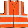 Gilet de sécurité sans manches HV SECURITE - ORANGE FLUO image 0