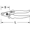 Cisaille à câble électrique, 165 mm image 5