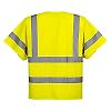 Gilet zippé à demi-manches Jaune image 1